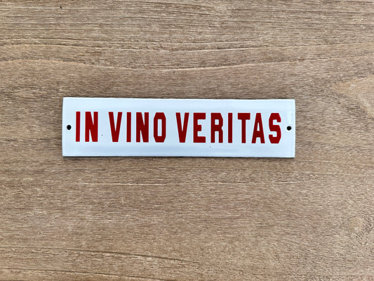 In Vino Veritas