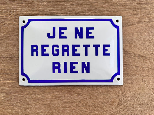 Je Ne Regrette Rien